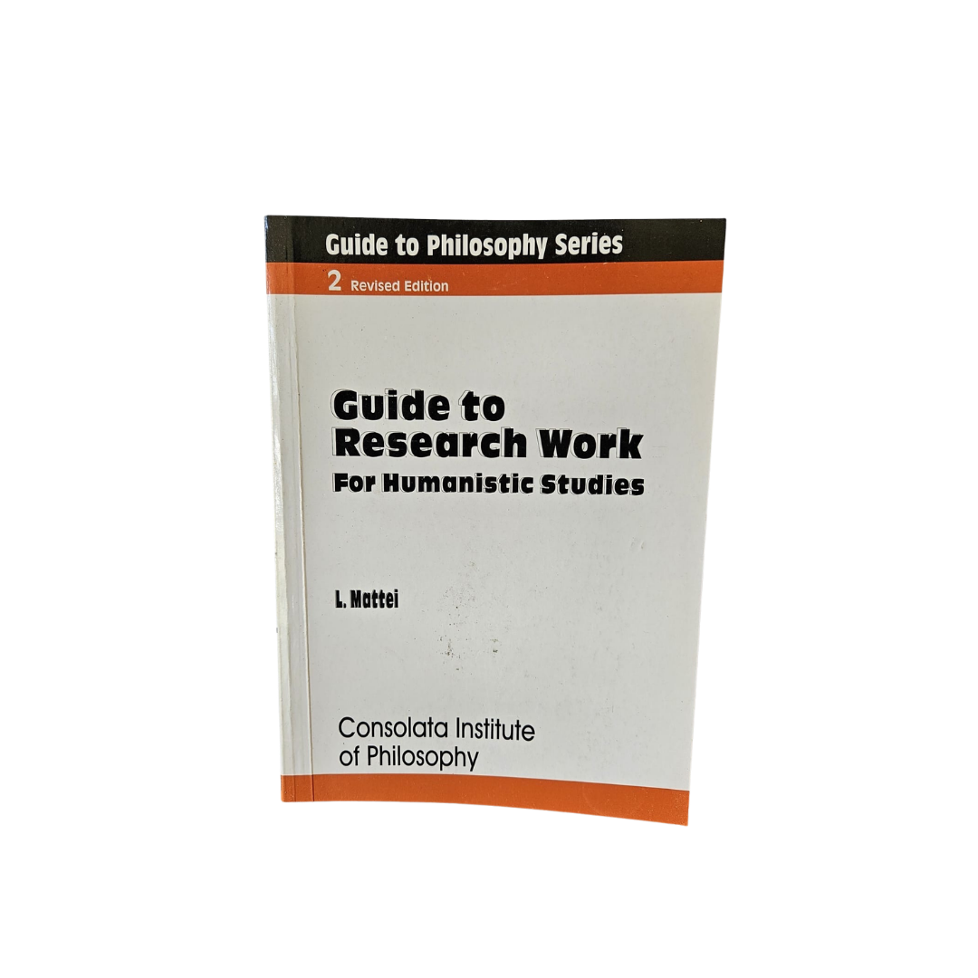 Guide To Research Work: For Humanistic Studies